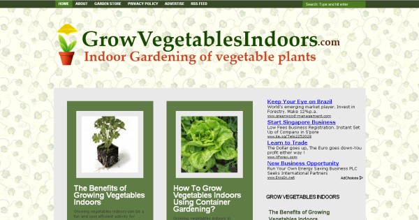 Grow Vegetables Indoors
